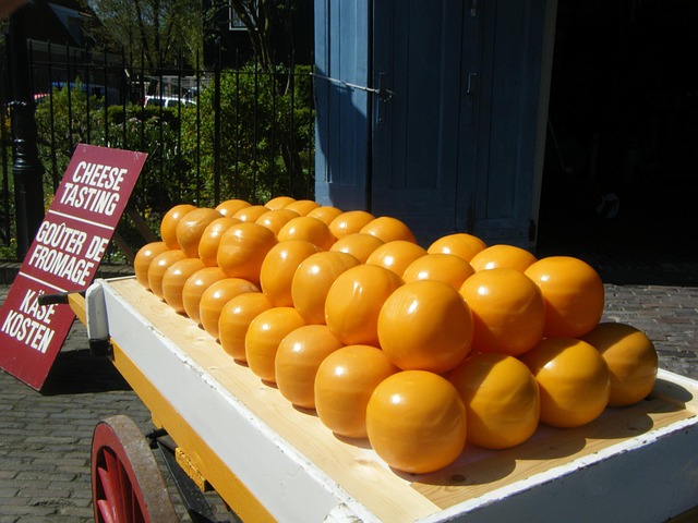 predaj syrov v Holandsku